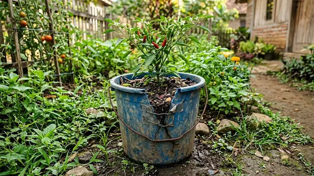 Pot Tanaman Murah dari Limbah Rumah Tangga