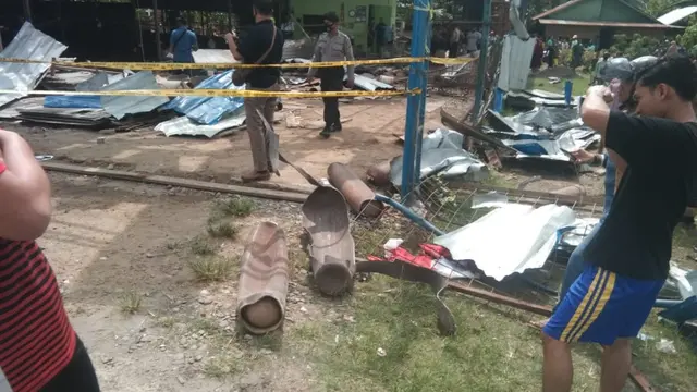 Ledakan di bengkel las