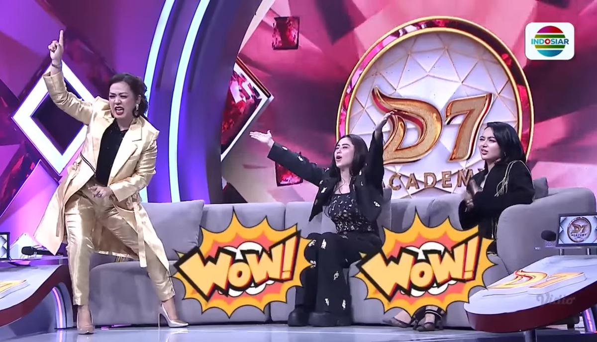 Peserta D'Academy 7 Bawakan Lagu Berkali-kali, Dewi Perssik Sewot 'Tiga Kali Gue Nikah Udah'