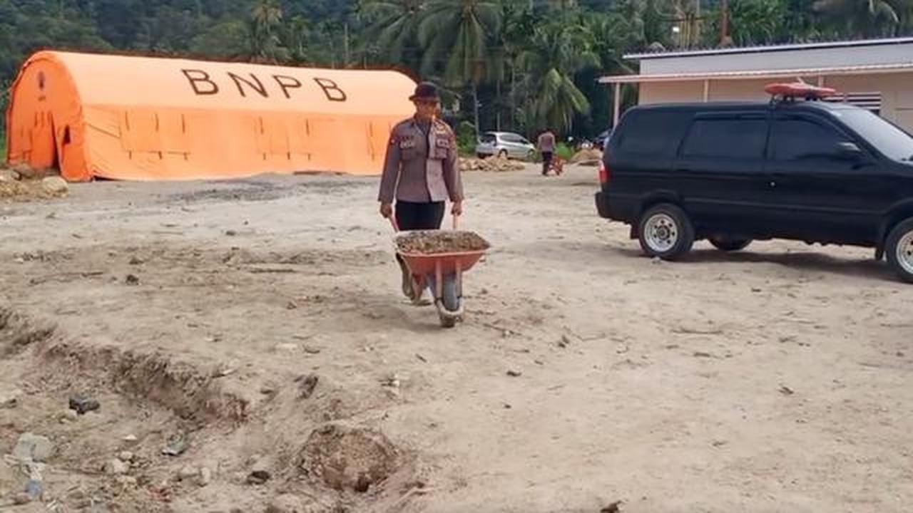 Hunian Sementara dari Batang Anai hingga Kota Padang Hampir Rampung