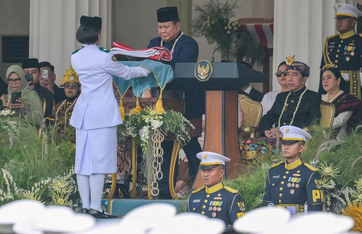 Upacara HUT Ke-81 RI Berlangsung Khidmat di Istana Merdeka