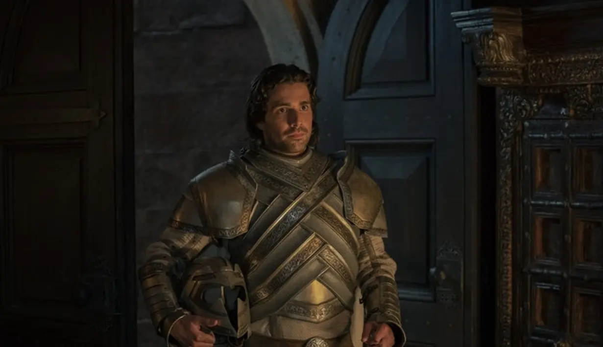 Fabien Frankel sebagai Ser Criston Cole dalam House of the Dragon. (Foto: Ollie Upton / HBO)