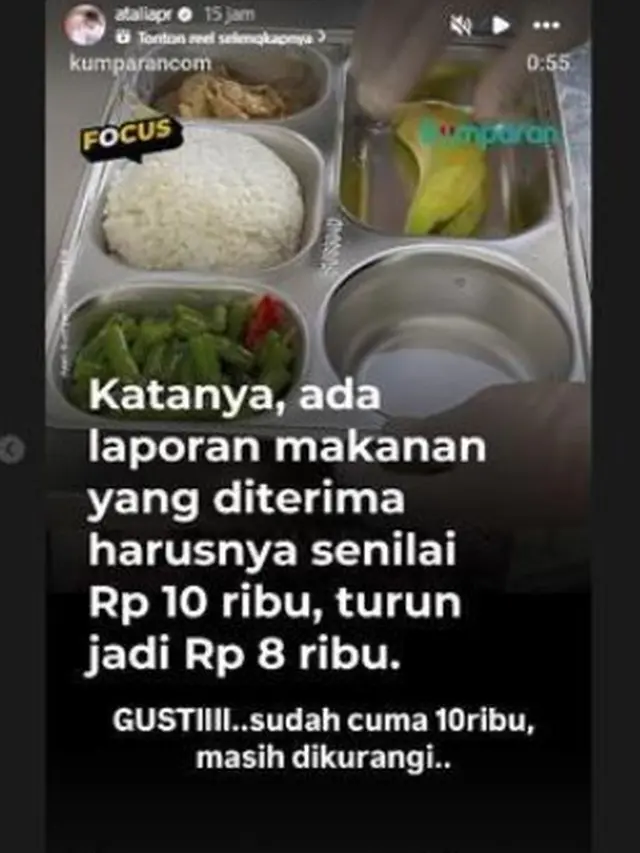 Postingan Atalia Singgung Anggaran MBG