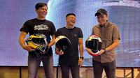 RSV Helmets resmi merilis dua produk helm terbaru mereka, yakni FFS21 dan RSV Classic Helmets. (Septian/Liputan6.com)