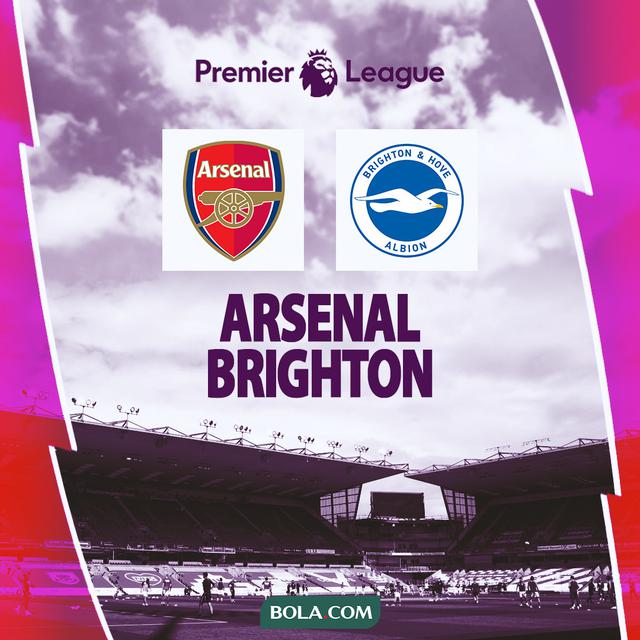 Liga Inggris - Arsenal vs Brighton