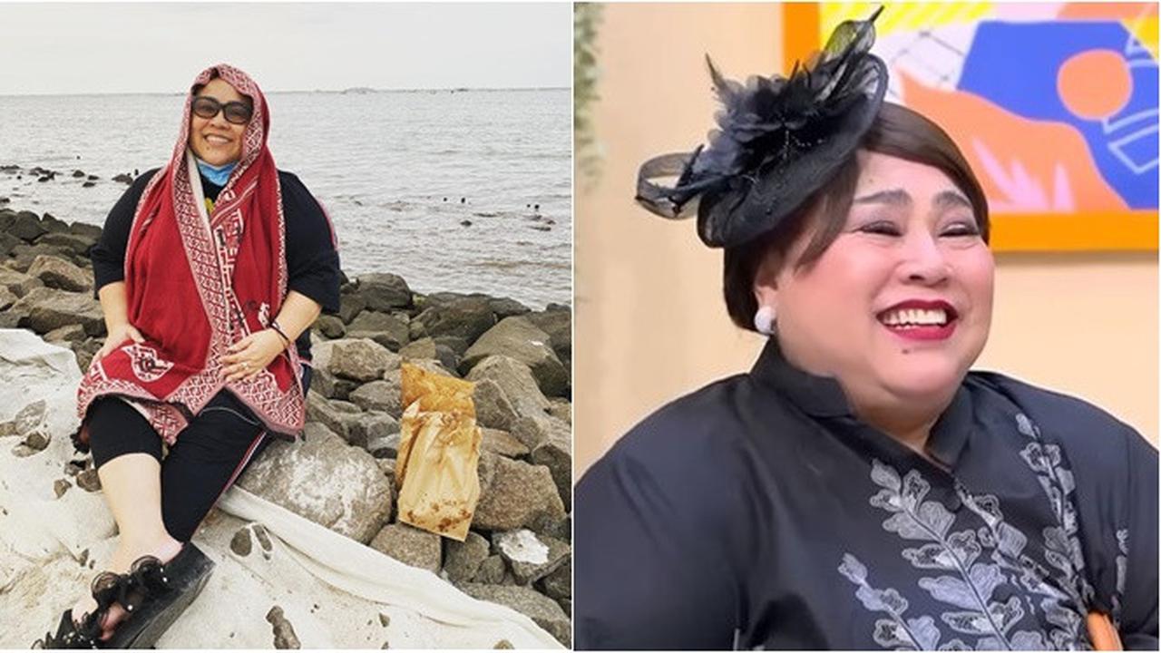 Rambut Mulai Rontok Pasca Kemoterapi, Ini 6 Potret Nunung Pakai Turban dan Wig