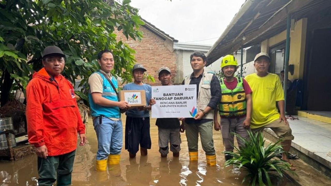 PLN Salurkan Bantuan Banjir di Tiga Kabupaten Jawa Tengah, Ringankan Beban Warga Terdampak