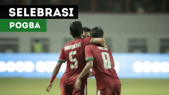 Berita video selebrasi dab khas gelandang Manchester United, Paul Pogba, setelah pemain Timnas Indonesia U-19 mencetak gol ke gawang Thailand U-19, Minggu (8/10/2017).