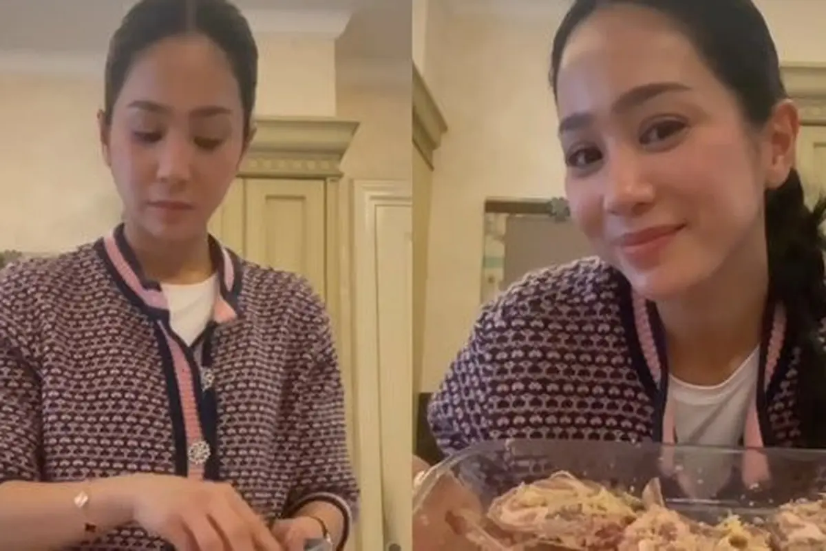 Bunga Zainal Bagikan Momen saat Masak Lamb Chop. (instagram/bungazainal05)