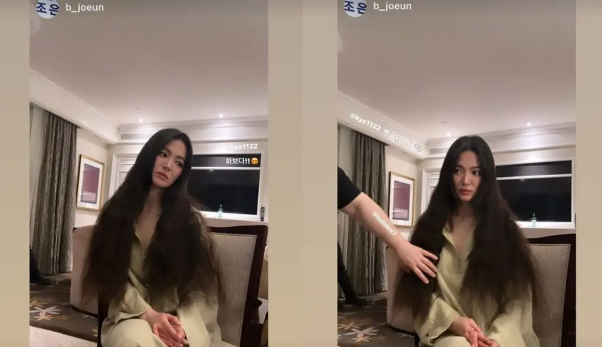 Song Hye Kyo usai Met Gala 2023. (Instagram/ kyo1122 via @b_joeun).
