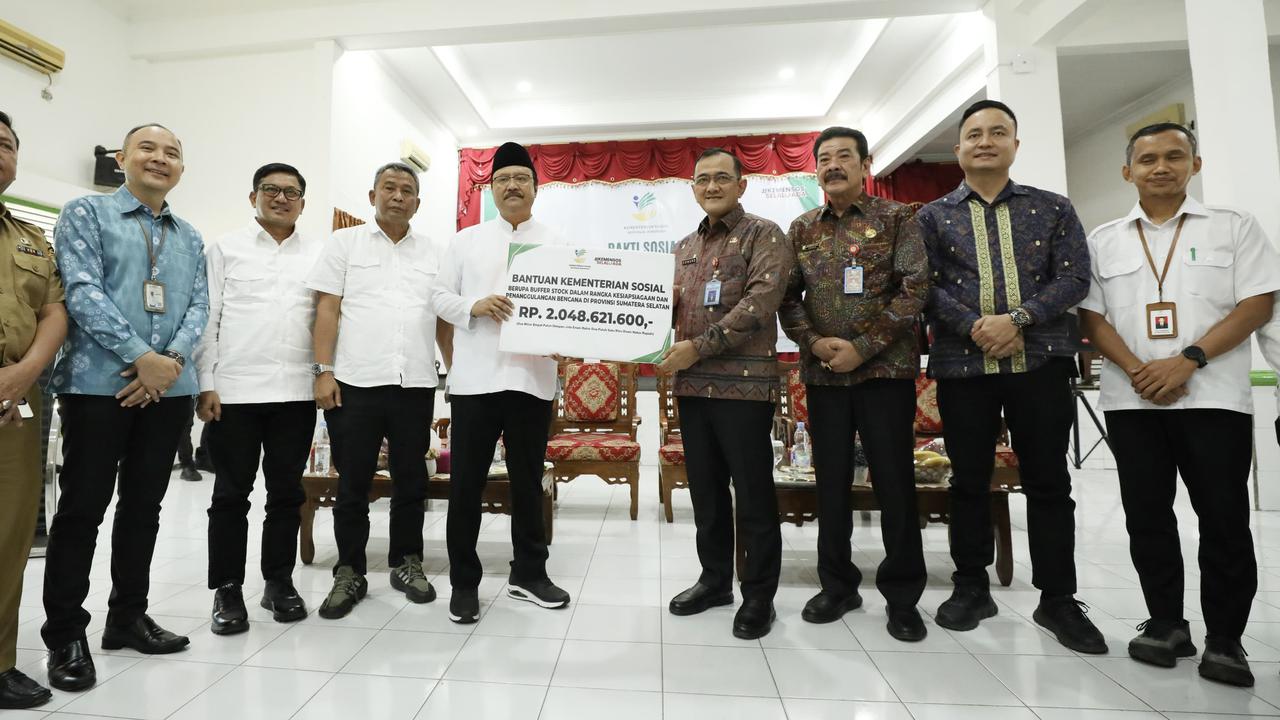 Siaga Bencana, Kemensos Perkuat Stok Lumbung Sosial di Palembang
