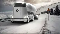 Mercedes Benz E-truck desain Francisco Calado  