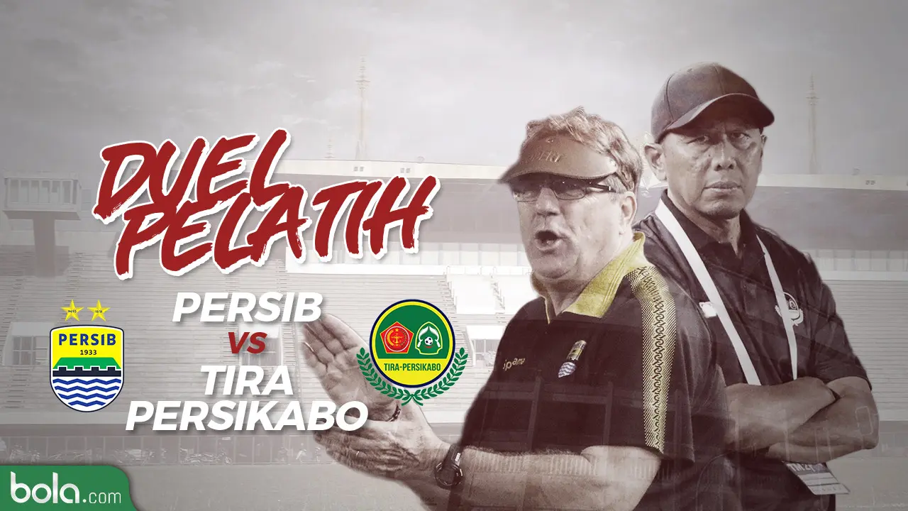 Duel Pelatih Persib Bandung dan Tira Persikabo