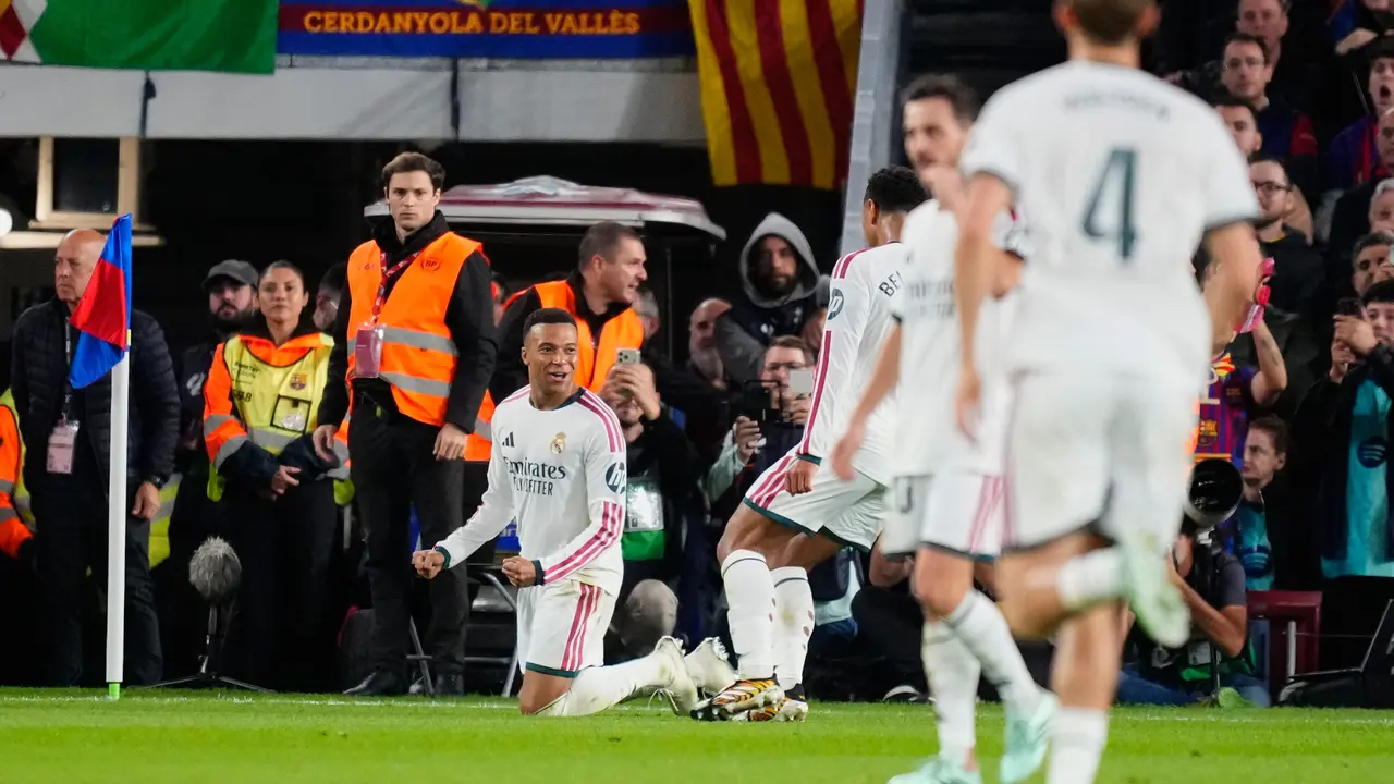 Pemain Real Madrid Kylian Mbappe