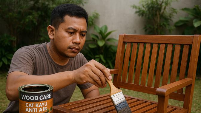 Perisai Kayu Outdoor Anti Air: Furnitur Bebas Lapuk, Warna Tak Pudar, Tahan Segala Cuaca