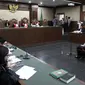 Tersangka pembunuhan Wayan Mirna Salihin, Jessica Kumala Wongso menjalani sidang lanjutan di PN Jakarta Pusat, Selasa (21/6). Agendanya, pembacaan jawaban Jaksa Penuntut Umum (JPU) terkait eksepsi atau nota keberatan Jessica. (Liputan6.com/Faizal Fanani)