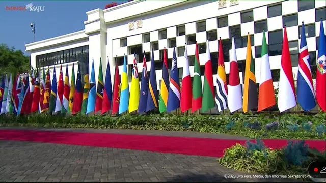 Konferensi Tingkat Tinggi (KTT) Negara-Negara Pulau dan Kepulauan atau Archipelagic and Island States (AIS) atau KTT AIS Forum 2023 di Bali Nusa Dua Convention Center (BNDCC). (Screen grab YouTube Setkab RI)