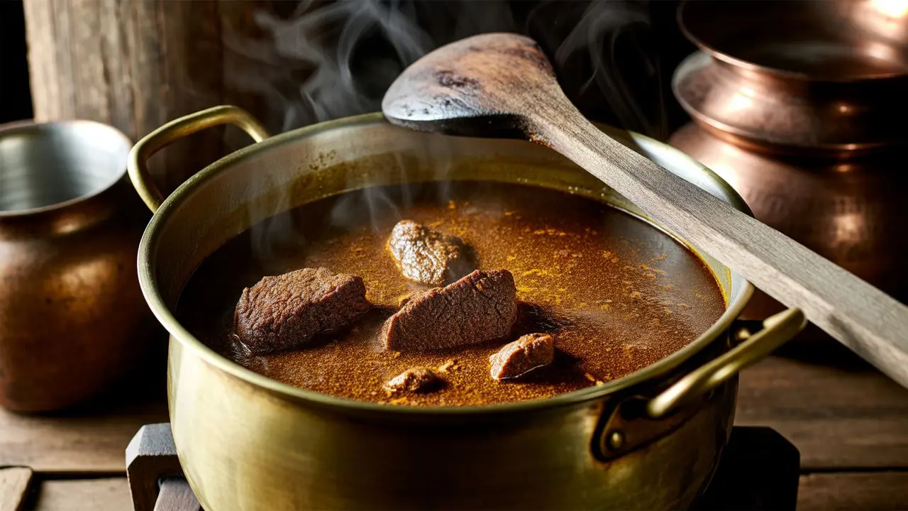 berapa jam masak rendang