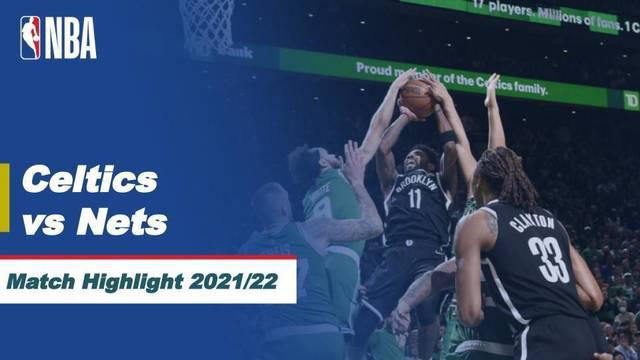 Berita video highlight playoffs NBA, pertandingan antara Boston Celtics melawan Brooklyn Nets, Kamis (21/4/2022).