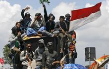 Ricuh demo korban Lapindo