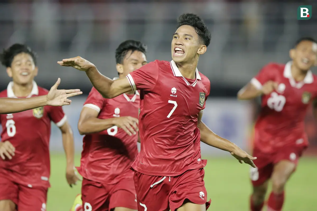 Foto: Marselino Ferdinan Cetak Gol, Timnas Indonesia U-20 Bungkam Vietnam dan Lolos Piala Asia U-20 2023