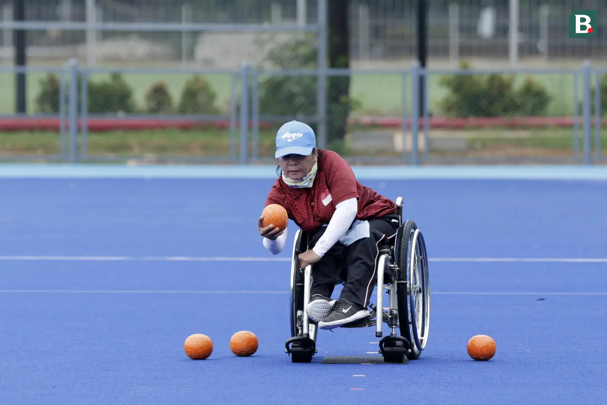 Latihan Lawn Bowls Jelang Asian Para Games 2018