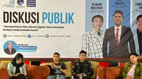 Penggerak Milenial Indonesia (PMI) menggelar diskusi literasi digital di Aula Aceh, Ciputat, Tangerang Selatan, Jumat (1/9) (Istimewa)