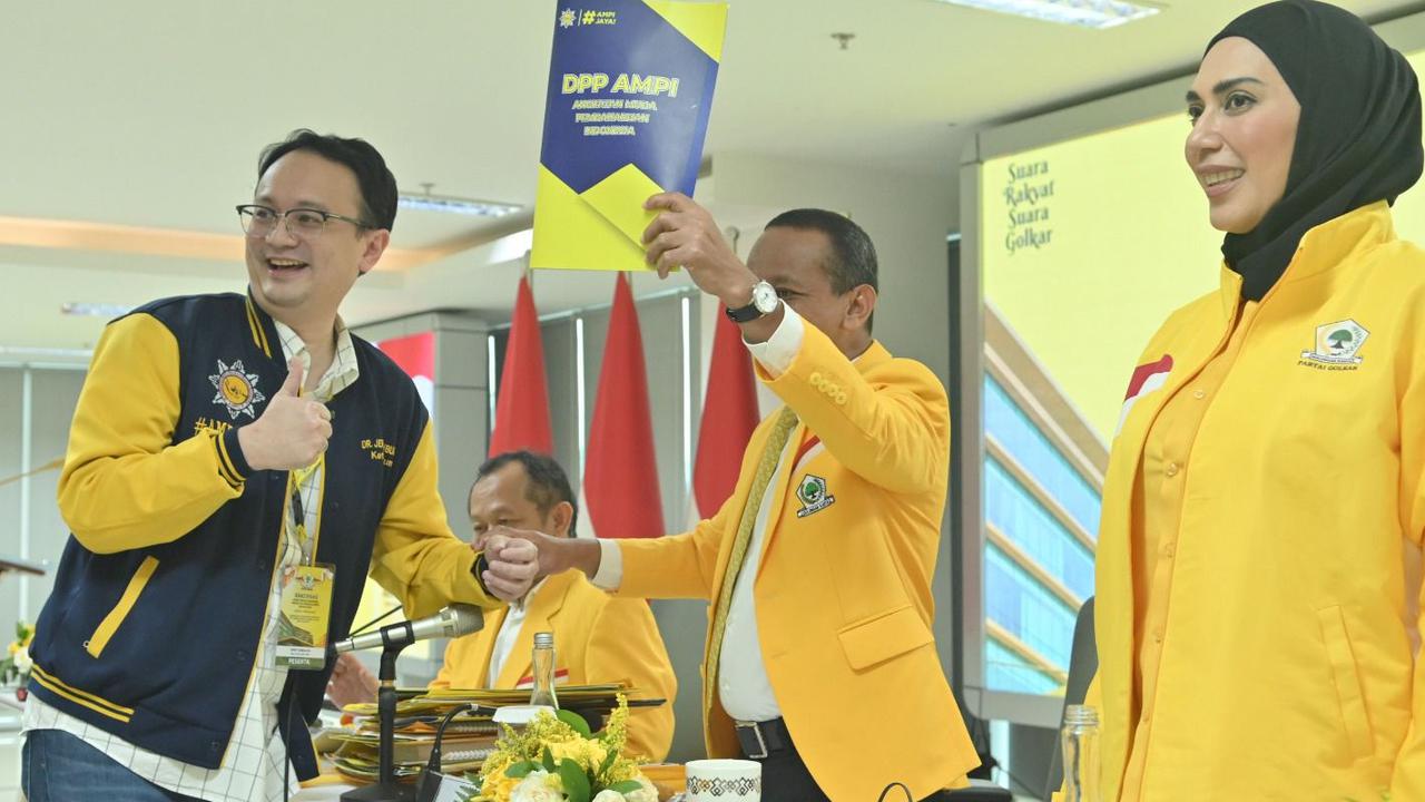 Jalankan Hasil Rakernas Golkar, AMPI Solid Kawal Pemerintahan Prabowo-Gibran