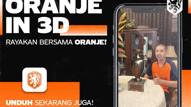 Oranje in 3D.