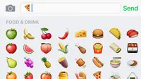 Pesan antar makanan dibuat super mudah (dan malas) dengan emoji.