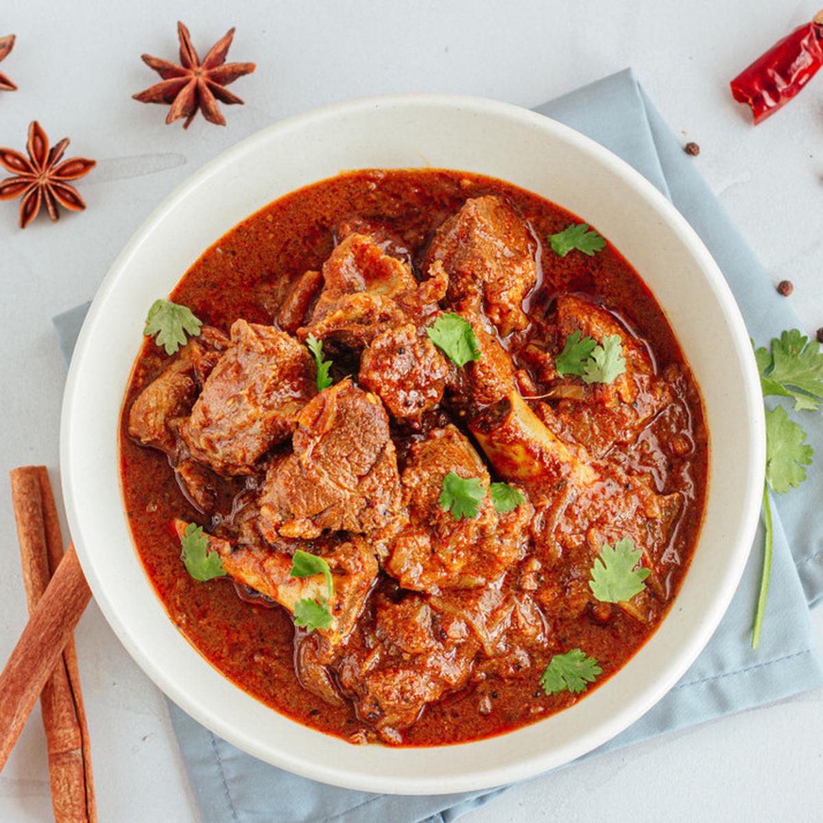 kari daging kambing sapi pedas