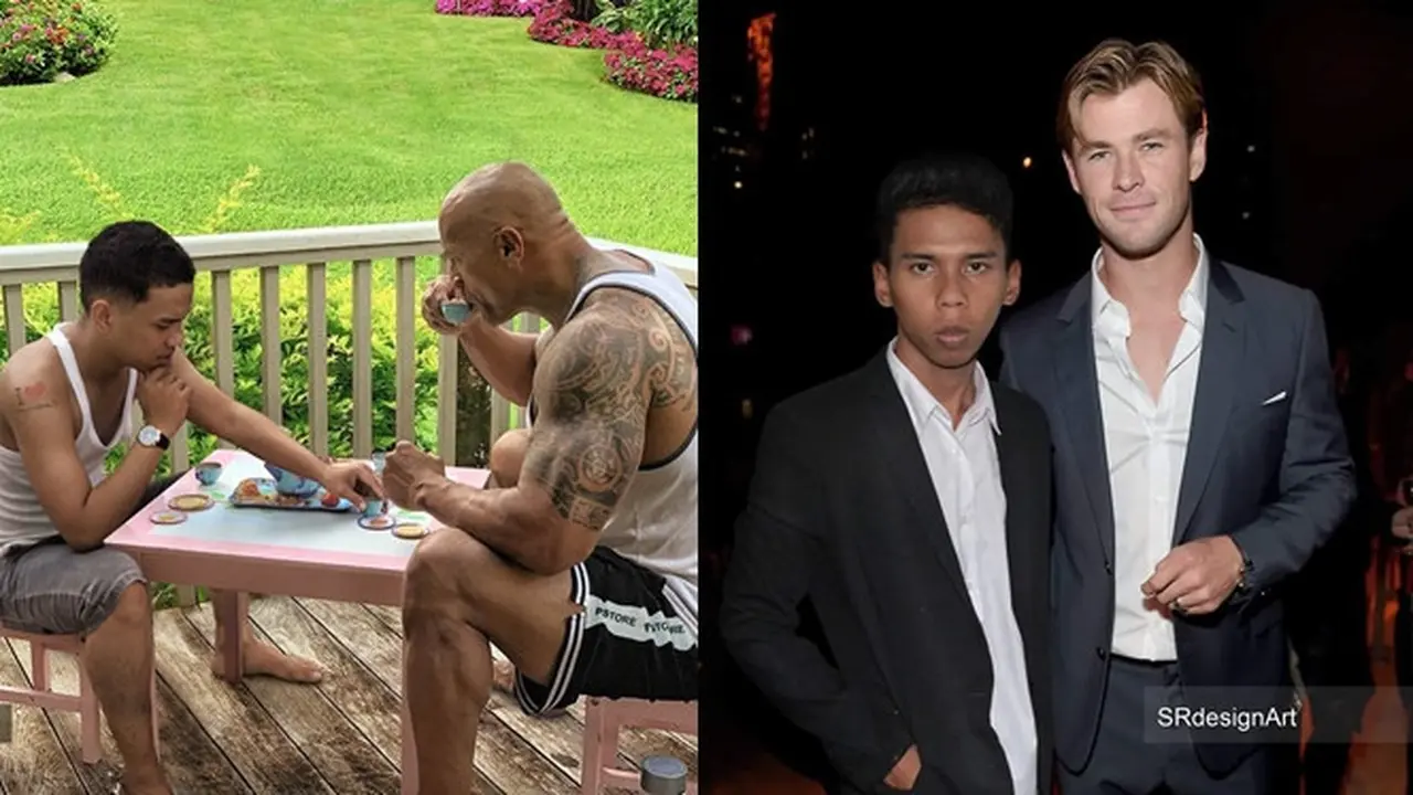 6 Editan Foto Bareng Aktor Hollywood Ini Bikin Ketawa Geli