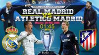 Pembaca Bola.com dapat menyaksikan Real Madrid Vs Atletico Madrid melalui artikel ini, pada Minggu (29/5/2016), pukul 01:45 WIB.