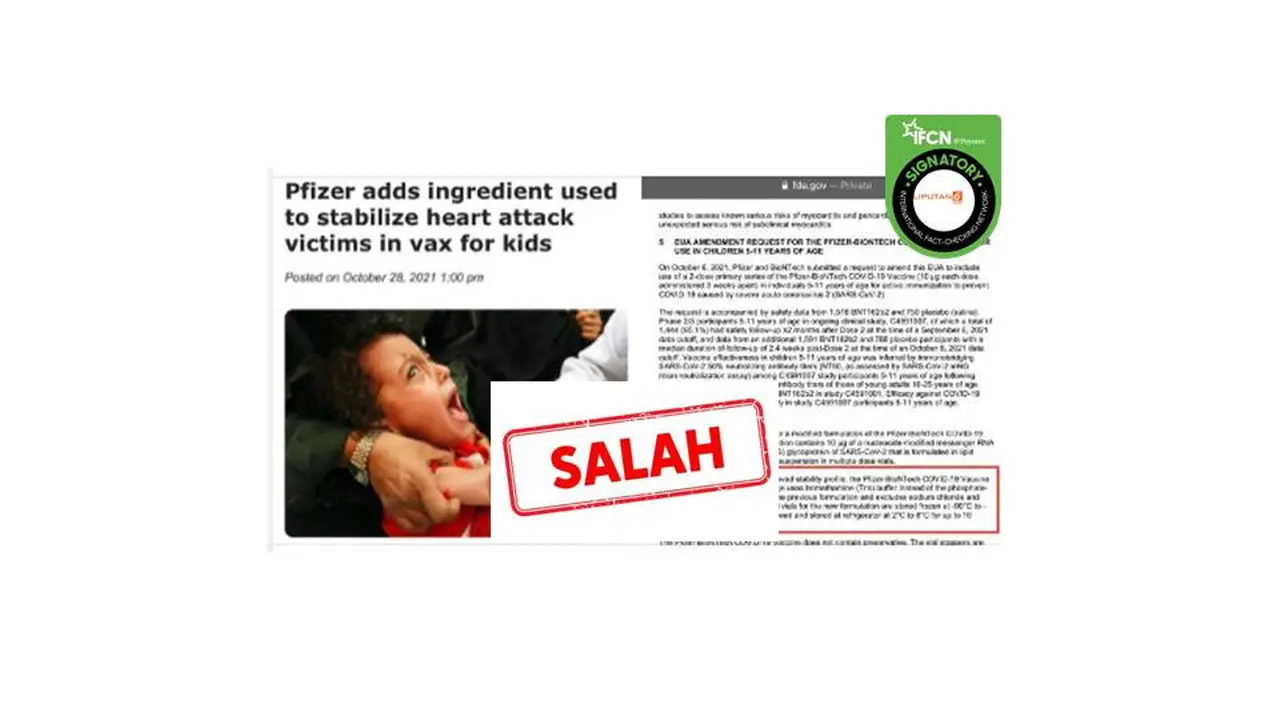 Cek Fakta Vaksin Pfizer untuk anak-anak