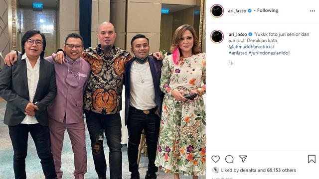Ahmad Dhani - Maia Estianty (Foto: Instagram/@ari_lasso)