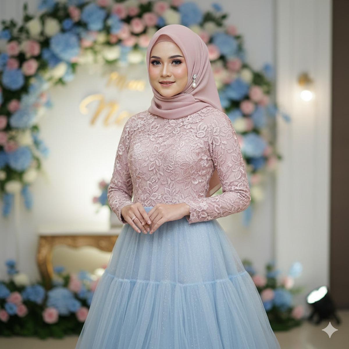 7 Model Gamis Brokat Duyung Terbaru 2026, Cocok untuk Pesta hingga Acara Harian