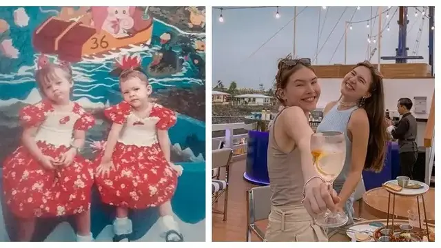 Potret Olivia Jensen bersama Sabrina Jensen dulu dan sekarang (Sumber: Instagram/@oliviajensen)