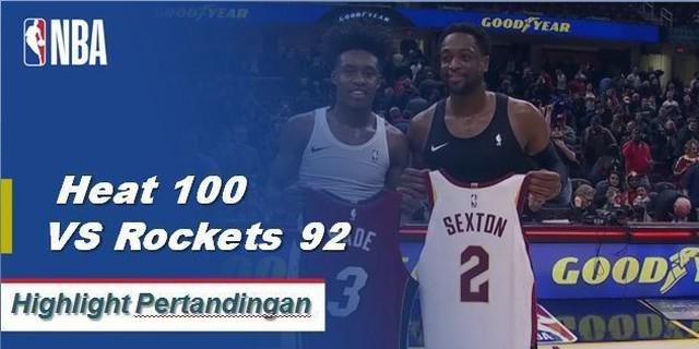 Cuplikan Hasil Pertandingan NBA : Heat 100 VS Cavaliers 94
