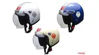 Helm khusus Honda Super Cub edisi 60 tahun dijual dengan harga tinggi. (ist)