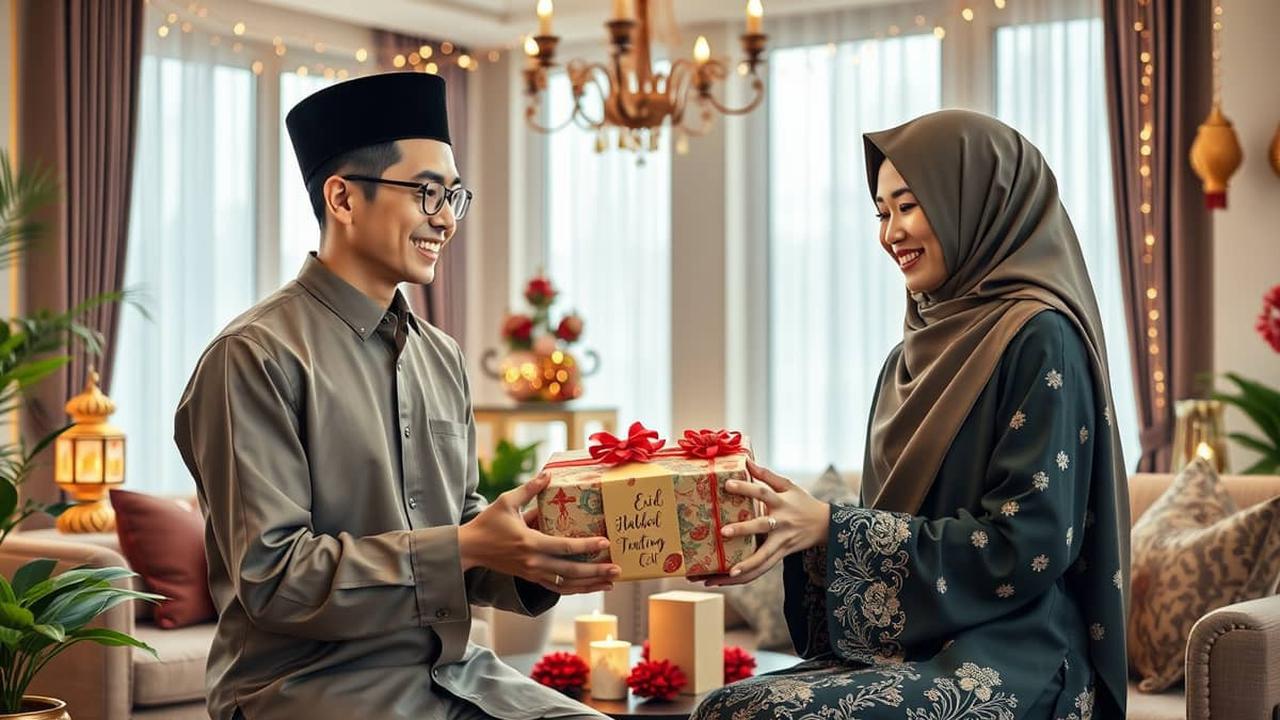 kartu ucapan untuk hampers lebaran