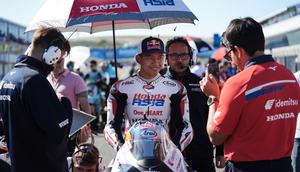 Veda Ega Pratama jelang balapan Moto3 Jerez 2026. (Honda Team Asia)