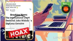 Hoaks Iringi Kasus Dugaan Ijazah Palsu Jokowi, Simak Faktanya