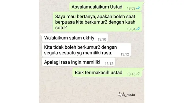 Chat 5 Orang Bahas Persiapan Puasa Ramadan Ini Bikin Geleng Kepala