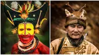 Suku pedalaman Papua New Guinea dan Mongolia (Sumber: borendpanda)