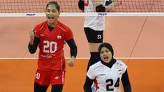 Timnas voli putri Indonesia menutup laga Grup B AVC Challenge Cup 2024 dengan kekalahan 1-3 (17-25, 15-25, 27-25 dan 13-25) dari Vietnam di Rizal Memorial Coliseum, Manila, Filipina, Minggu (26/5/2024). Hasil ini menjadi kekalahan ketiga yang diderita Junaida Santi dkk sepanjang fase grup dengan hanya meraih satu kemenangan dan dipastikan gagal lolos ke semifinal setelah hanya menempati peringkat ke-4. Selanjutnya Indonesia masih akan bertanding untuk memperebutkan peringkat 5-8 secara keseluruhan. (Asian Volleyball Confederation)