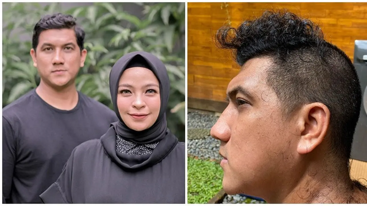 5 Aksi Artis Potong Rambut Suami saat di Rumah, Modelnya Curi Perhatian