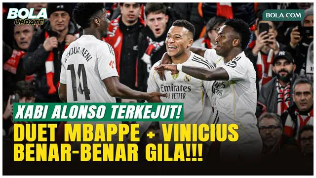 Xabi Alonso Angkat Topi! Penampilan Mbappe dan Vinicius Luar Biasa!
