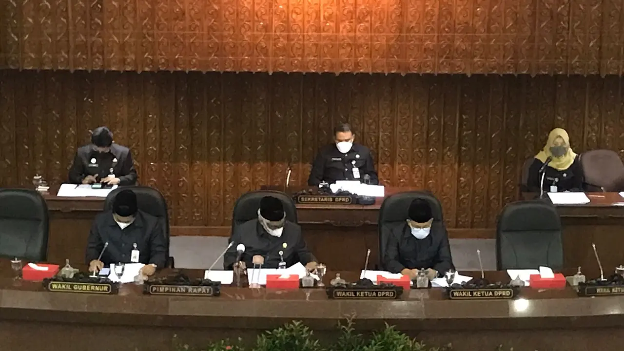 Suasana Rapat Paripurna di Gedung DPRD Jateng Lantai 4 di Ruang Paripurna