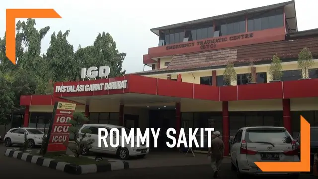 Mantan Ketua Umum PPP Romahurmuziy alias Romi dibantarkan ke RS Polri Kramat Jati. Pembantaran dilakukan lantaran Romi mengeluh sakit sejak ditahan Komisi Pemberantasan Korupsi (KPK).