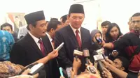 Gubernur DKI Jakarta Basuki Tjahaja Purnama dan Wagub DKI Jakarta Djarot Saiful Hidayat (Liputan6.com/ Ahmad Romadoni)